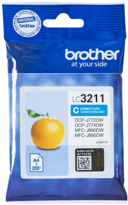 Brother LC-3211C Original Tintenpatrone Cyan