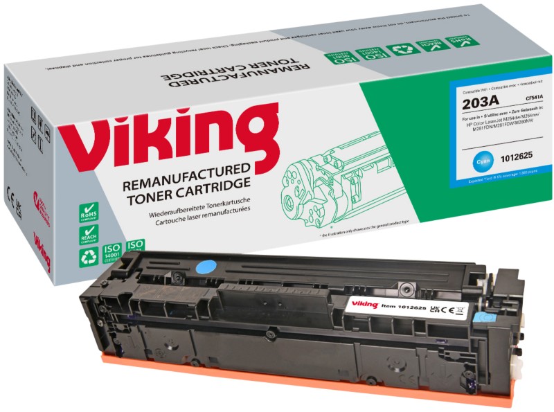 Viking 203A Kompatibel HP Tonerkartusche CF541A Cyan