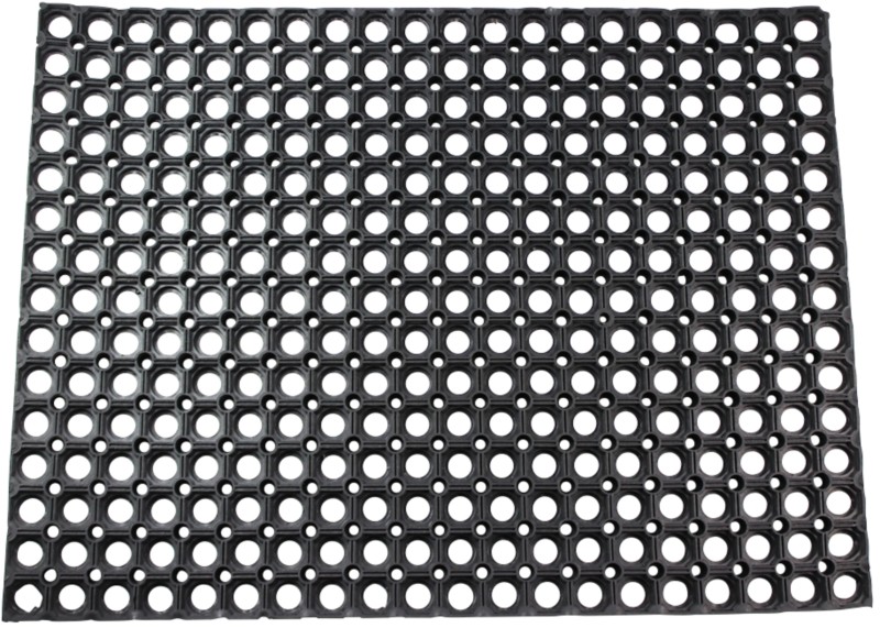 Tapis d'entrée extérieur Office Depot Outdoor Caoutchouc Noir 1 200 x 800 mm