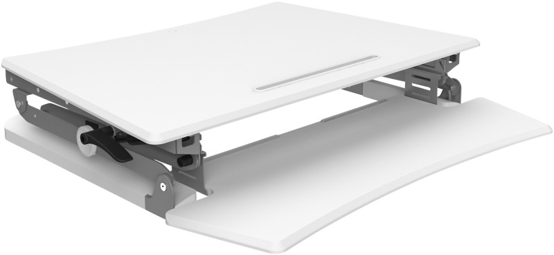 Euroseats Sitz-Steh-Schreibtisch XL 14.WVH.013 Weiss