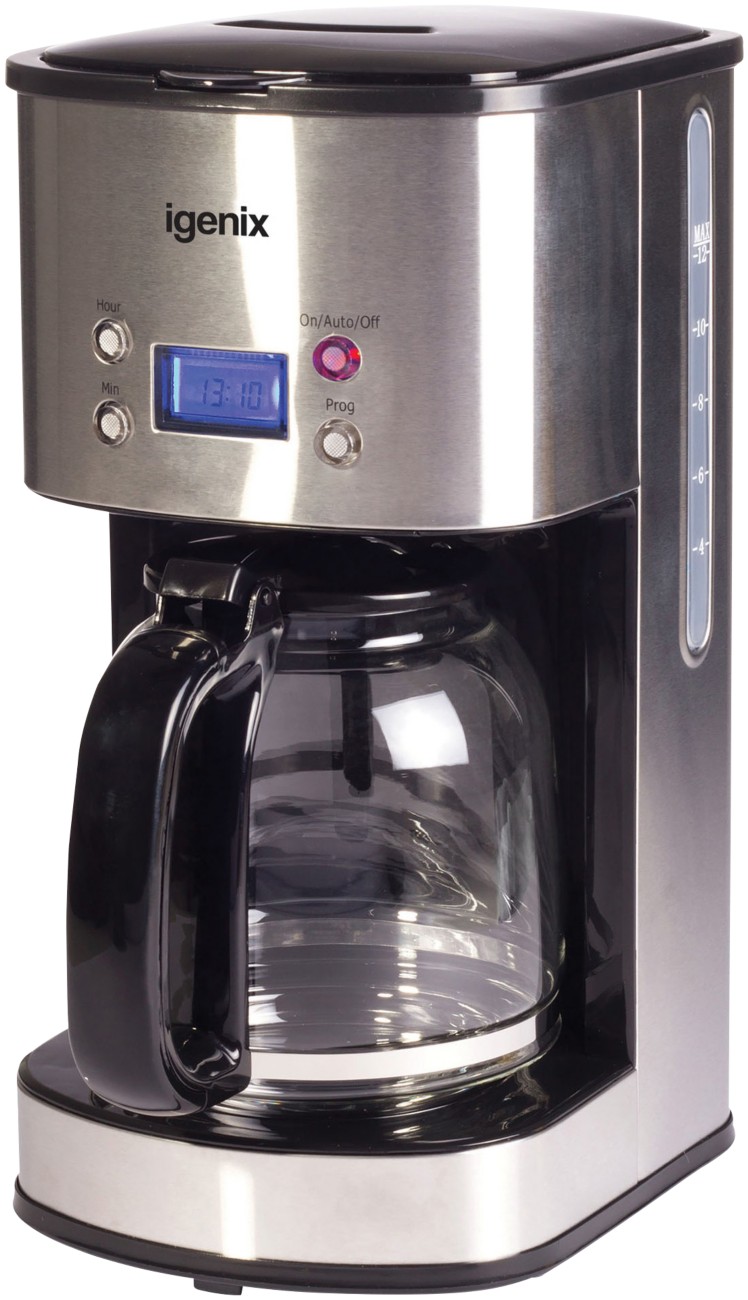 B&Q -  Ig8250Digital Filter Coffee Machine24 Hour Timer1.5 LitreStainless Steel - Image 12