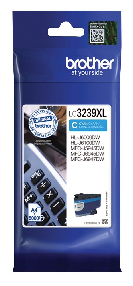 Brother LC3239XLC Original Tintenpatrone Cyan
