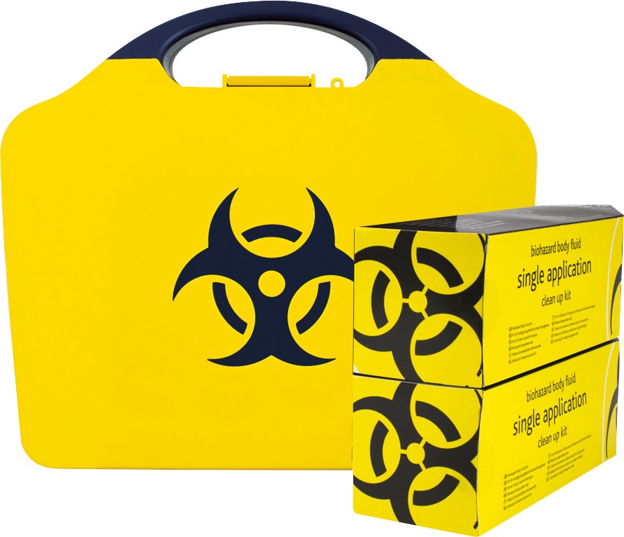 Reliance Medical Body Fluid Clean Up Kit Aura Box