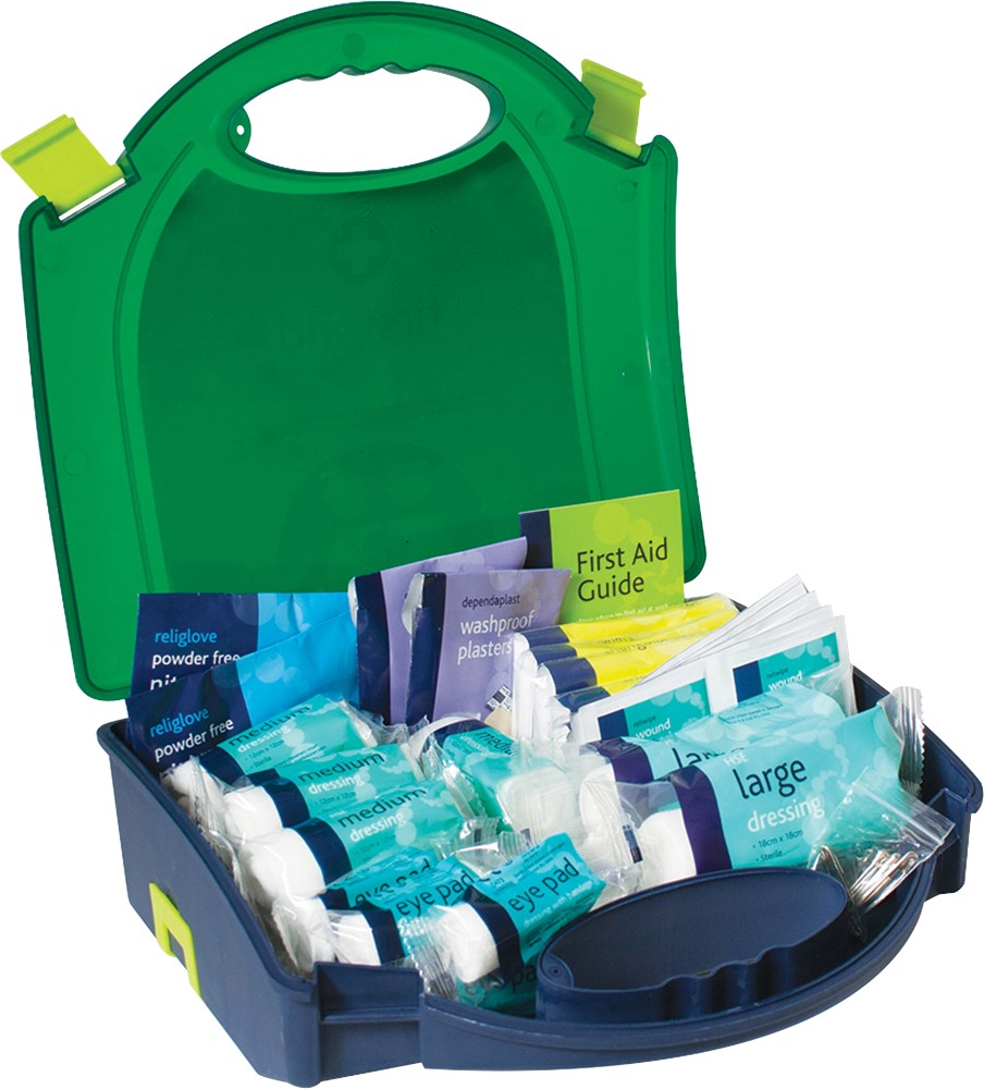 Reliance Medical Hse 20 Person Workplace First Aid Kit Aura Box Medium Green