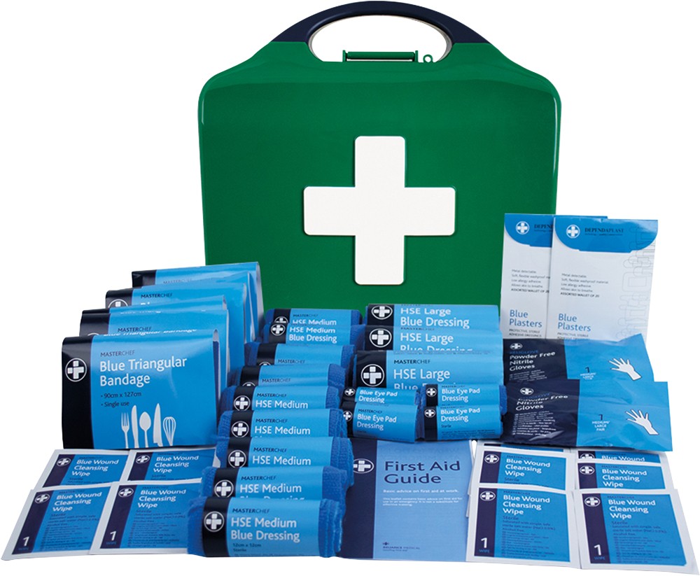 Reliance Medical Masterchef Catering First Aid Kit 20 Person Aura Box Blue