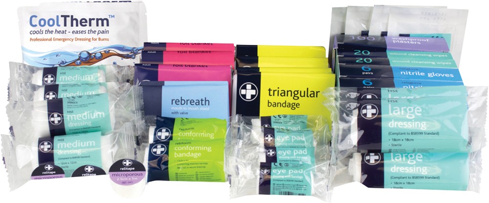 Reliance Medical Hse Workplace First Aid Kit Refill 687 34.5 X 10 X 25 Cm