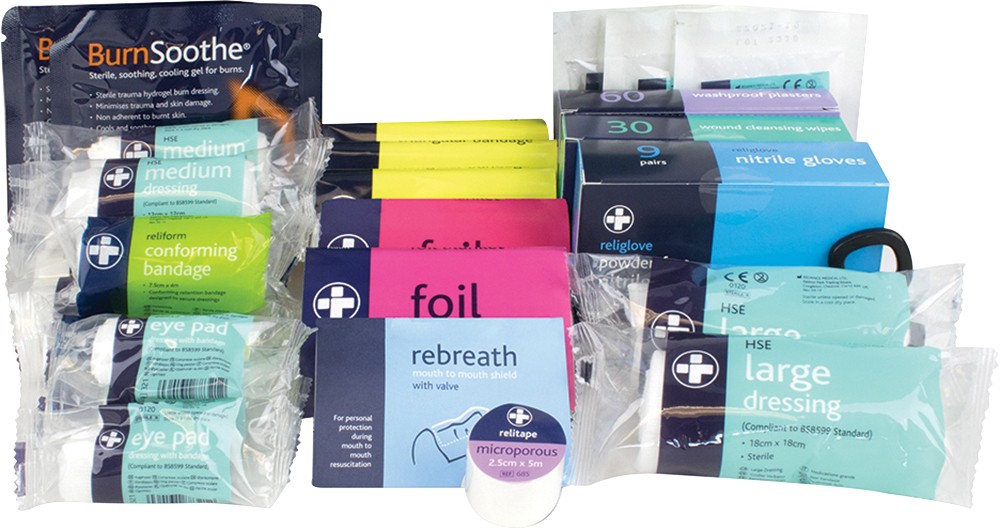 Reliance Medical Hse Workplace First Aid Kit Refill 660 27.5 X 9 X 23.5 Cm
