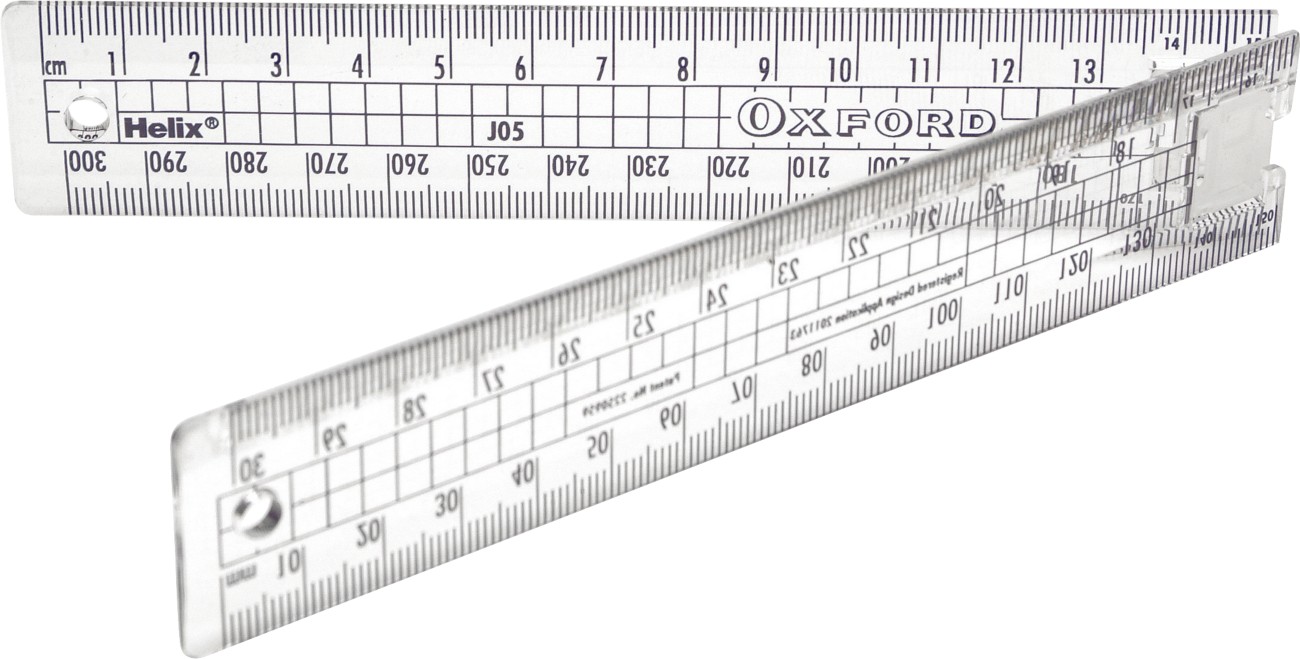 Helix Folding Ruler Plastic 30 Cm