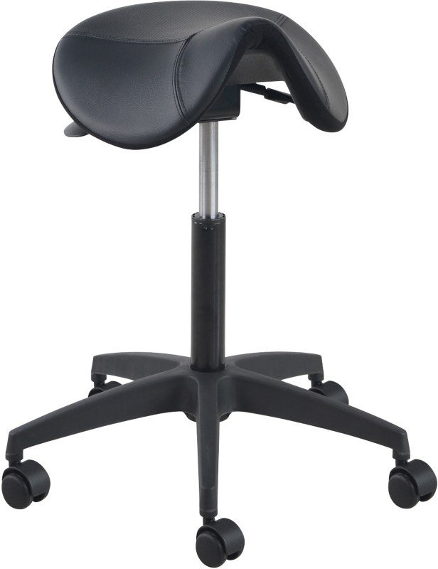 Euroseats Ergonomischer Hocker Matera Nylon, Mittelschwarz