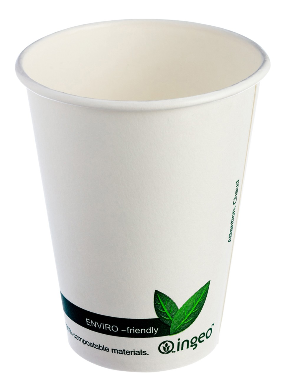 Dispo Cups Compostable Paper 340Ml White Pack Of 50