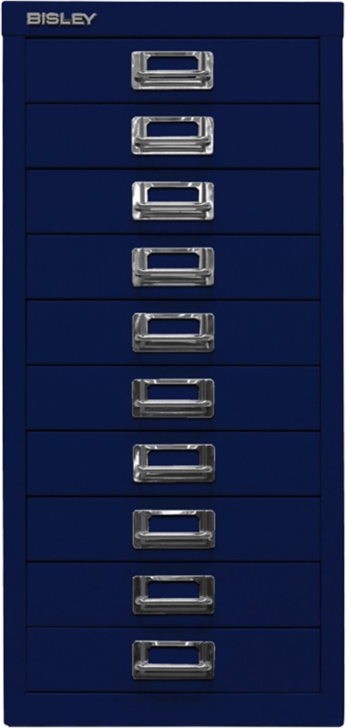 Thumbnail - Bisley Schubladenschrank 10 Schübe Oxfordblau 279 x 380 x 590 mm