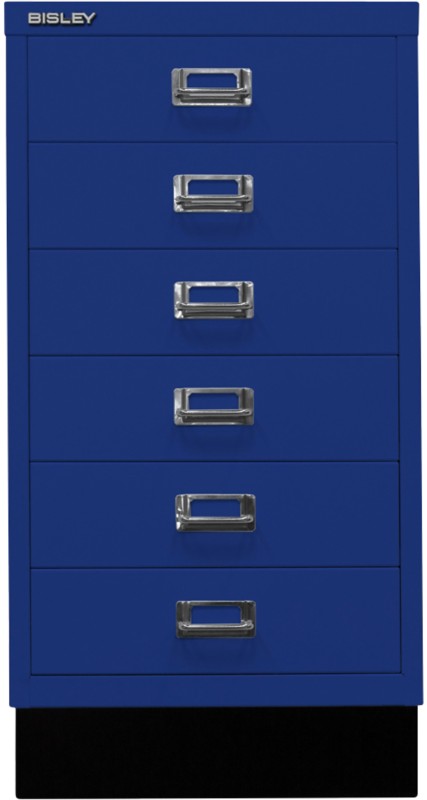 Bisley Schubladenschrank 6 Schübe Oxford Blau 349 x 432 x 670 mm