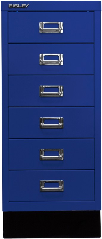 Bisley Schubladenschrank 6 Schübe Oxfordblau 279 x 380 x 670 mm