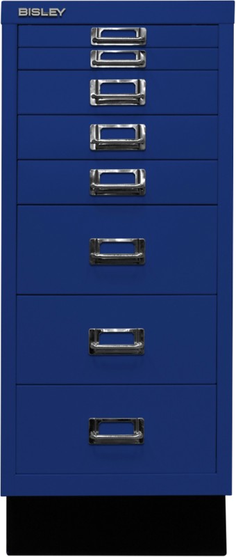 Thumbnail - Bisley Schubladenschrank 8 Schübe Oxfordblau 279 x 380 x 670 mm