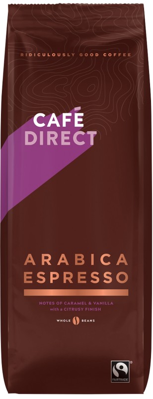 Café Direct Espresso Arabica Coffee Beans 1kg