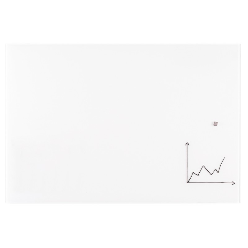 Thumbnail - Franken Glastafel Magnetisch Einseitig 150 (B) x 120 (H) cm Weiß