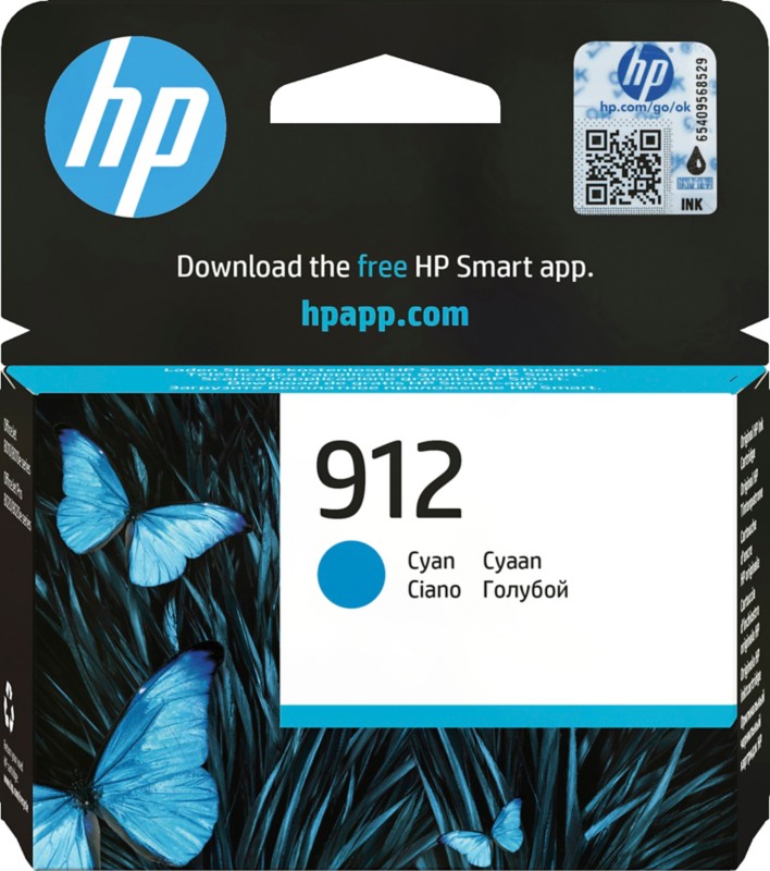 HP 912 Original Tintenpatrone 3YL77AE Cyan