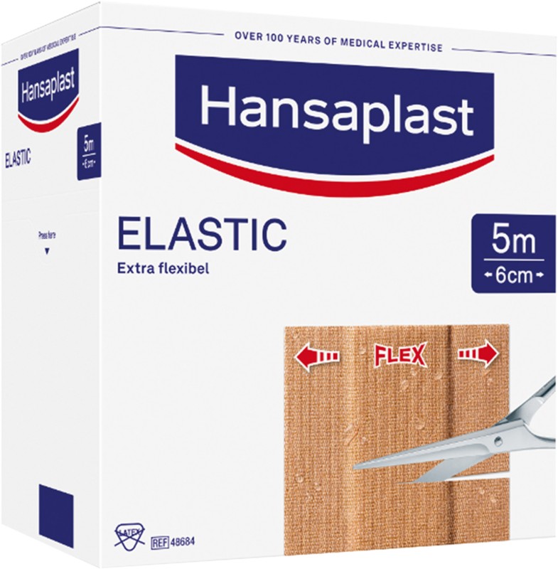 Hansaplast Pflaster Elastic 6 cm (B)