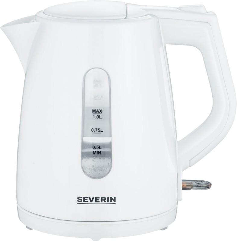 SEVERIN Wasserkocher 1 L Weiß 2200 W WK Kabellos 3411