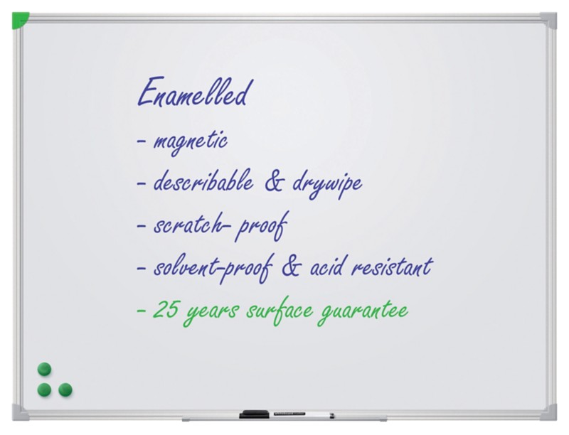 FRANKEN U-Act!Line® Whiteboard SC926090 Wandmontiert Magnetisch Emaille 90 x 60 cm