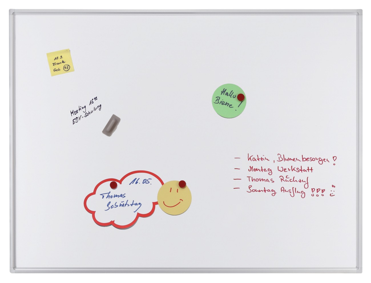 Thumbnail - Franken Whiteboard Magnetisch Lackierter Stahl Einseitig 180 (B) x 90 (H) cm
