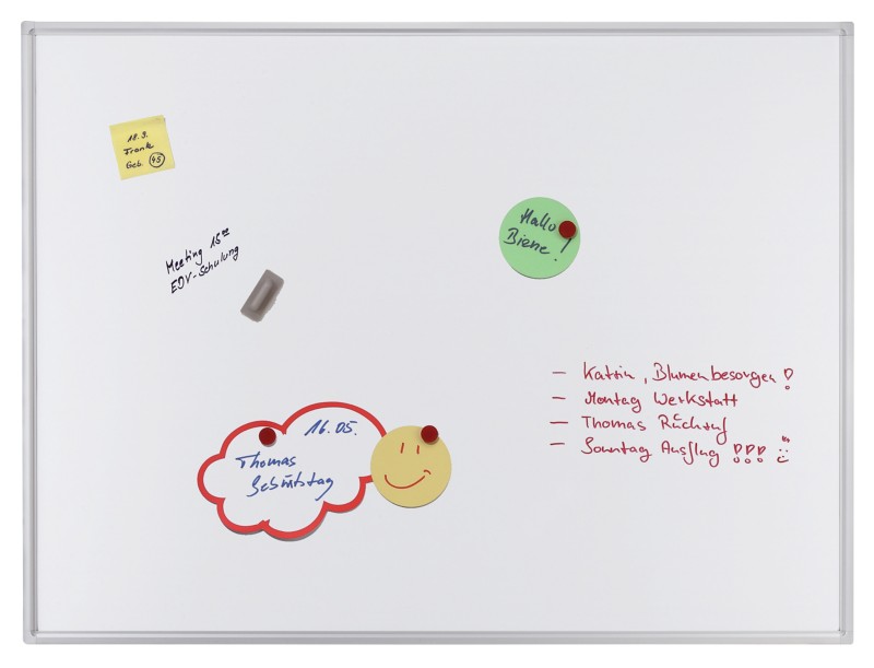 FRANKEN ECO Whiteboard SC4102 Wandmontiert Magnetisch Lackierter Stahl 90 x 60 cm