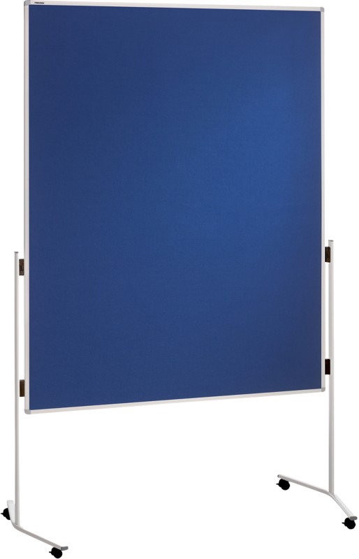 Thumbnail - Franken Doppelseitig Filz Moderationstafel Nicht magnetisch 120 (B) x 150 (H) cm Blau
