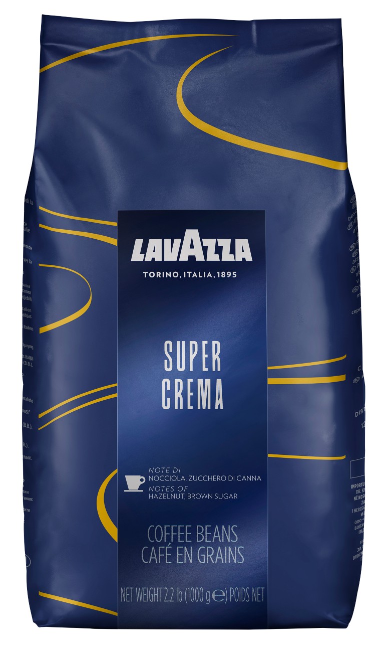 Lavazza Espresso Super Crema Coffee Beans 1Kg