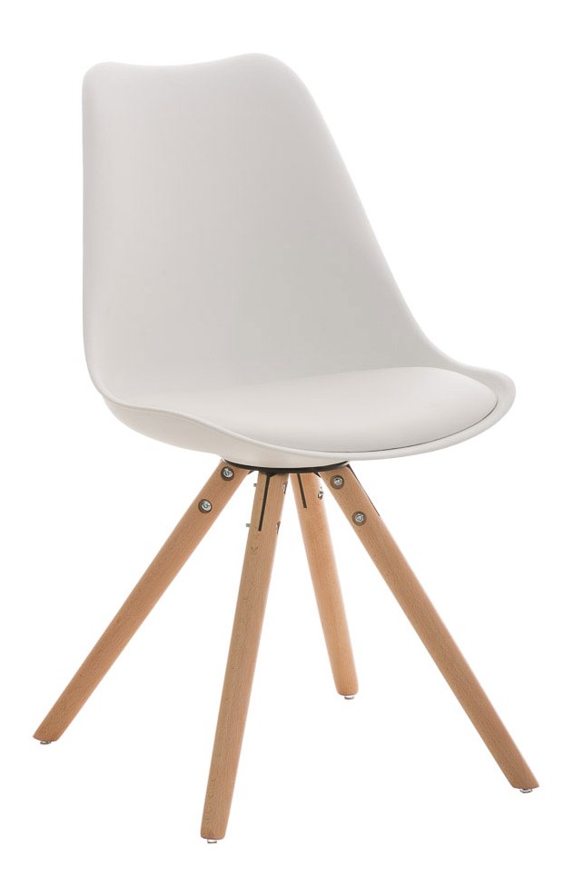 Besucherstuhl Pegleg Weiß