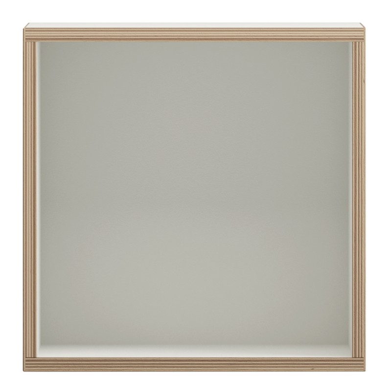 Thumbnail - Bisley Möbelsystem BOB Fach mit Rückwand Weiß 400 x 380 x 400 mm
