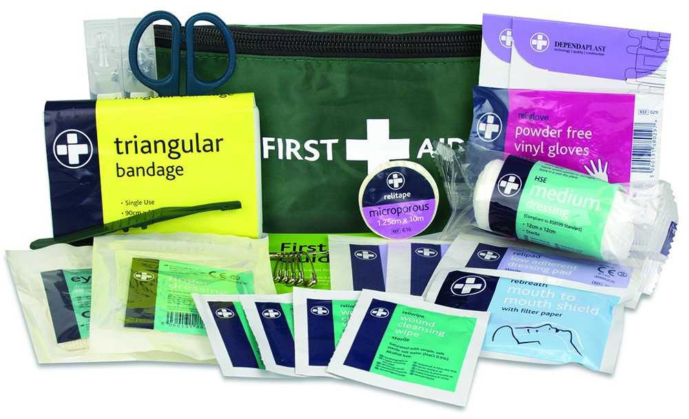 Reliance Medical Bum Bag First Aid Kits Pack Of 50