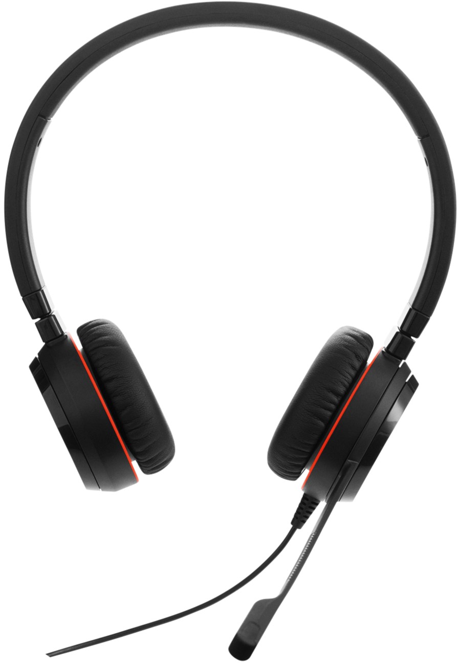 Jabra Evolve 20SE MS Stereo Verkabelt Headset Kopfbügel USB Passive Noise Cancelling Mit Mikrofon Stereo Schwarz