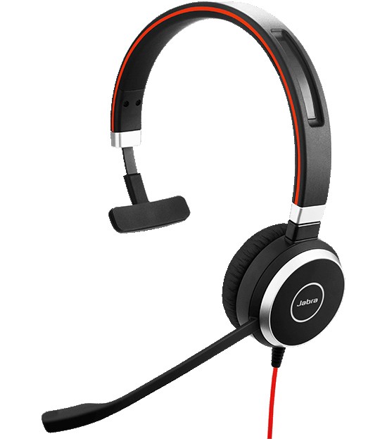 Thumbnail - Jabra Headset Evolve 40 MS Kabelgebunden Over-the-Head USB Passive Geräuschunterdrückung Mit Mikrofon Mono Schwarz
