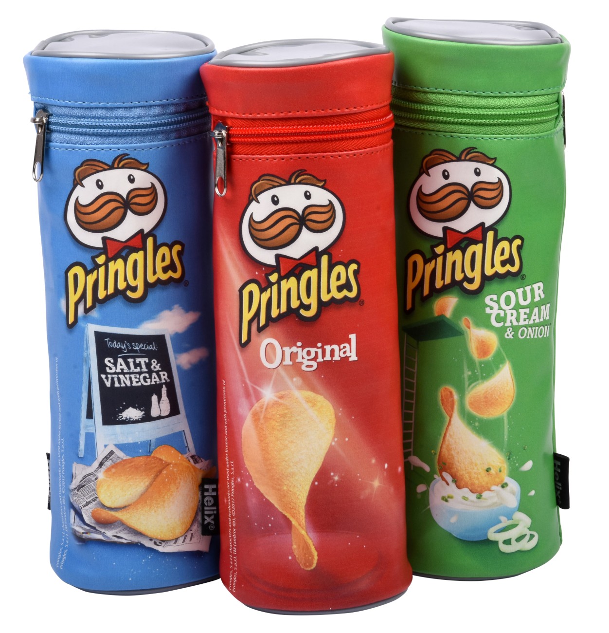 Helix Pringles Pencil Case 7.5 X 7.5 X 23 Cm