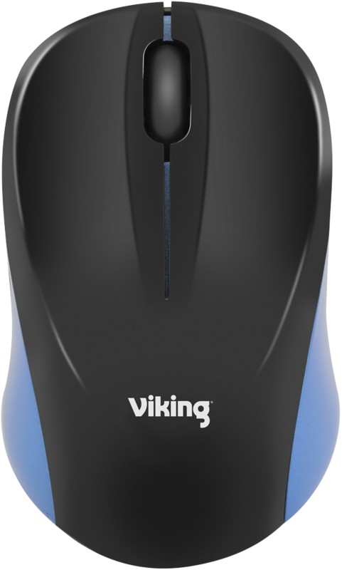 Viking Kabellose Optische Maus HM8138 Für Rechts- und Linkshänder USB Schwarz, Blau