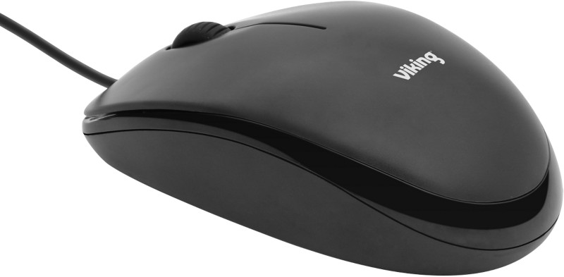 Viking Kabelgebundene Optische Maus HM5064 1,8 m USB-A Kabel Schwarz