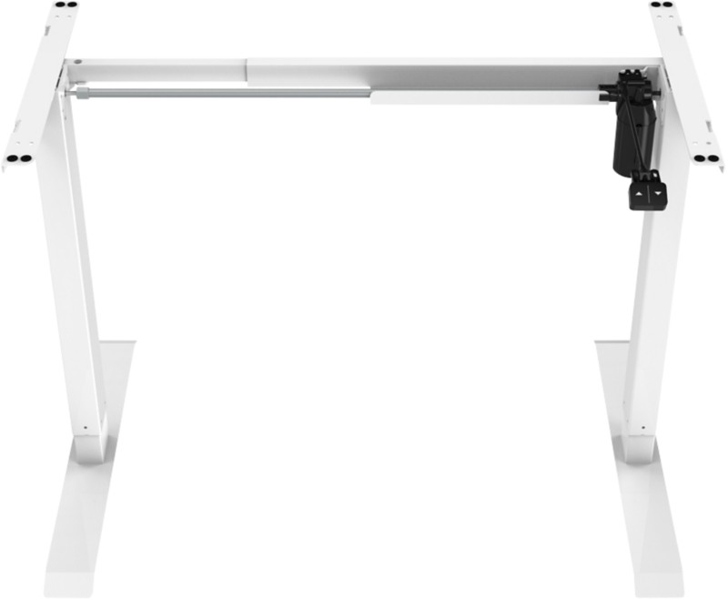 euroseats 1-Motor Sitz-Stehschreibtischgestell Rechteckig T-Fuß 1.210 (B) x 500 (T) x 1.210 (H) mm Metall