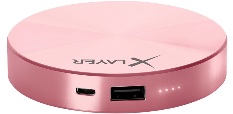 XLayer Powerbank Plus Fashion 6000 mAh Roségold