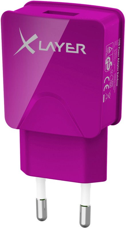 XLAYER 214115 USB-Netzteil Violett