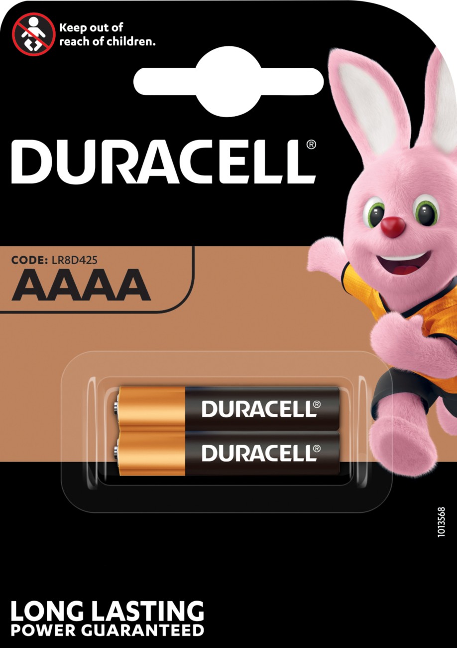 Duracell Aaaa Batteries Lr8d425 Ultra 1.5V Alkaline Pack Of 2