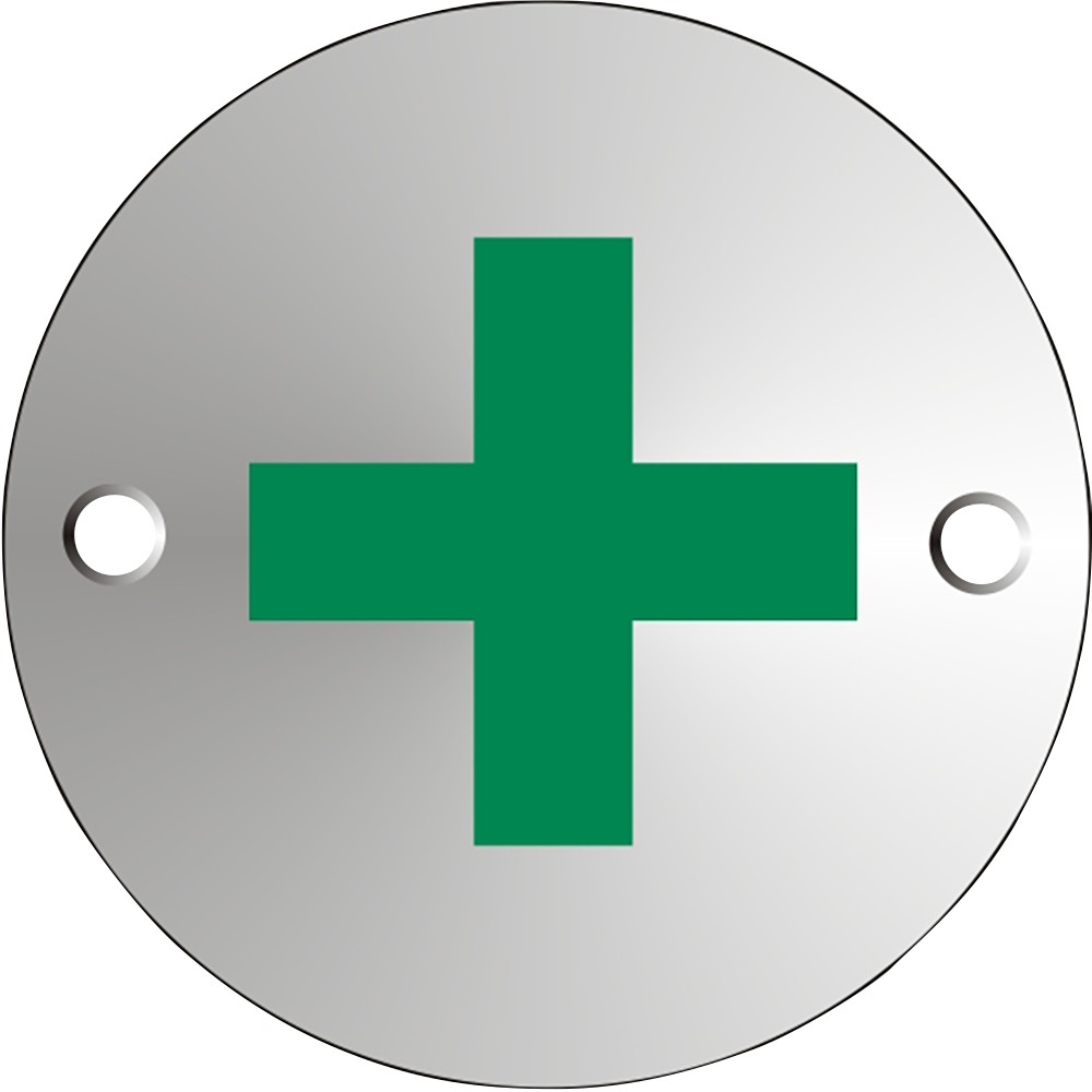 Sign First Aid Adhesive Aluminium