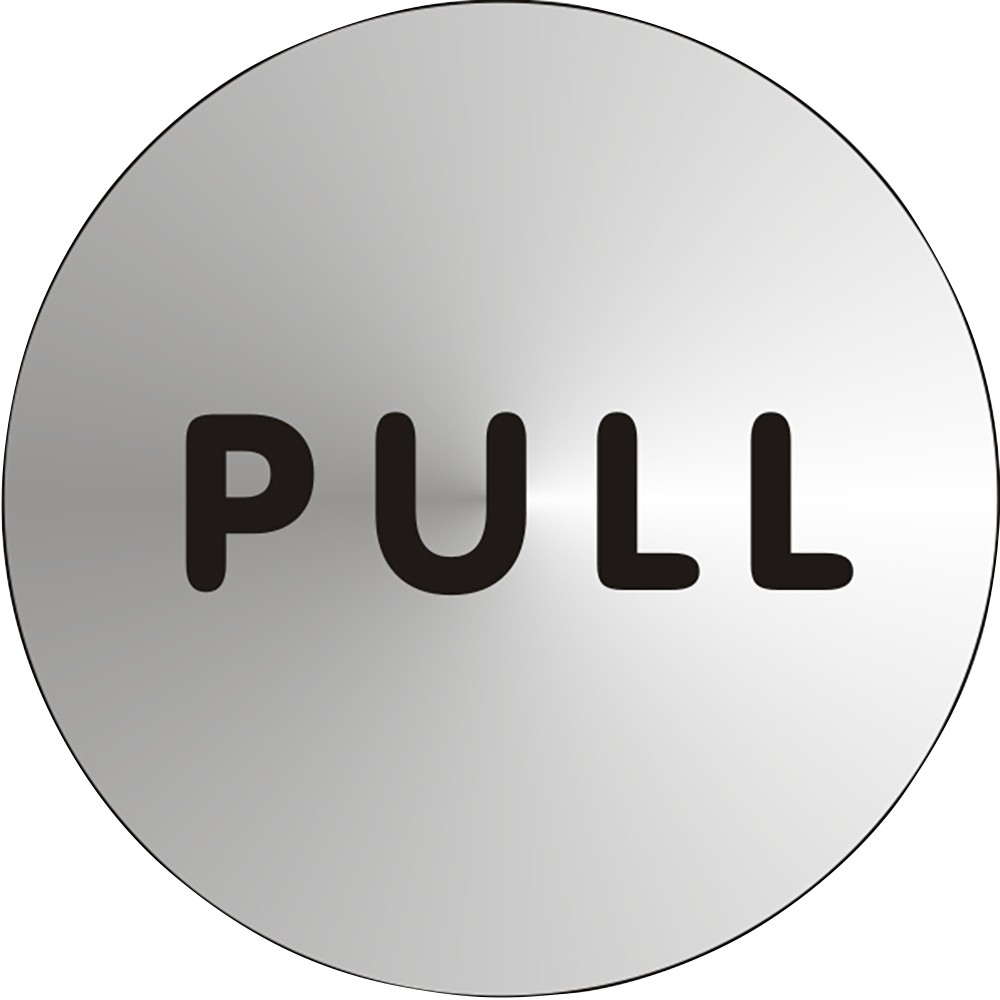 Sign Pull Adhesive Stainless Steel