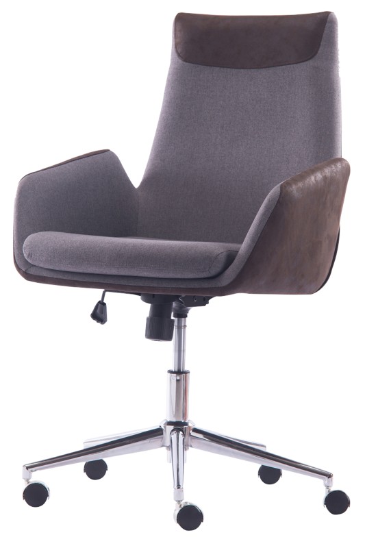 Siège de bureau Realspace Oliver Tissu Gris