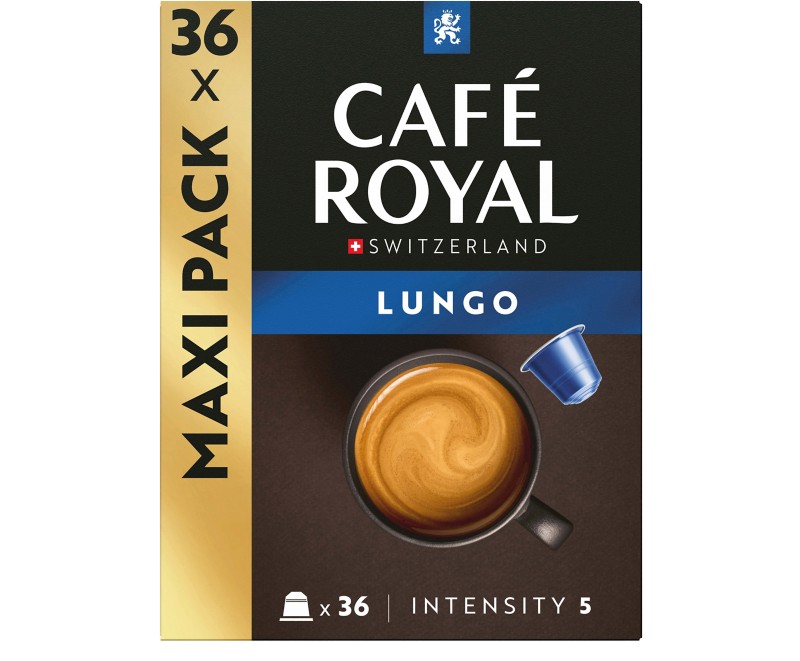 CAFÉ ROYAL Kaffee Nespresso* Kapseln Lungo 36 Stück à 5.2 g