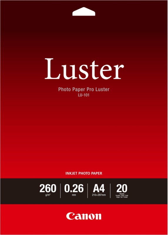 Thumbnail - Canon Inkjet Fotopapier Fotopapier Glänzend DIN A4 260 g/m² Weiß 20 Blatt