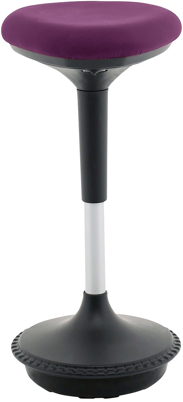 Dynamic Sit-Stand Stool With Adjustable Seat Sitall Deluxe Tansy Purple