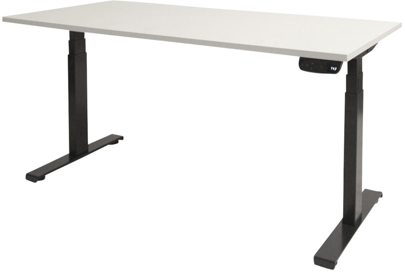 Schaffenburg Dextro Plus Elektrisch Höhenverstellbar Sitz-Stehschreibtisch Rechteckig Weiß T-Fuß 1.400 (B) x 800 (T) x 6...