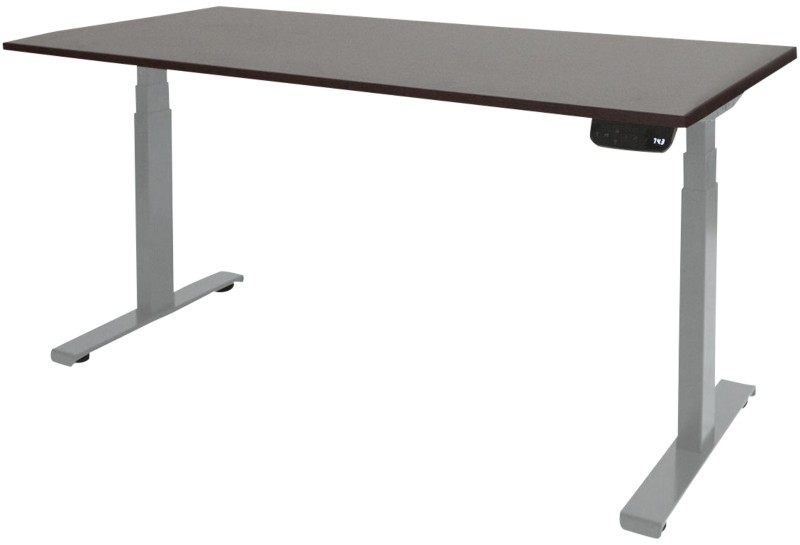 Schaffenburg Dextro Plus Elektrisch Höhenverstellbar Sitz-Stehschreibtisch Rechteckig Eiche T-Fuß 1.600 (B) x 800 (T) x ...