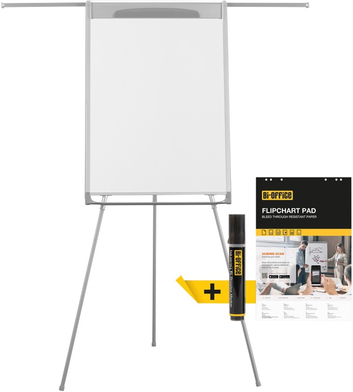 Bi-Office Design Flipchart Stahl 70 (B) x 100 (H) cm Weiß