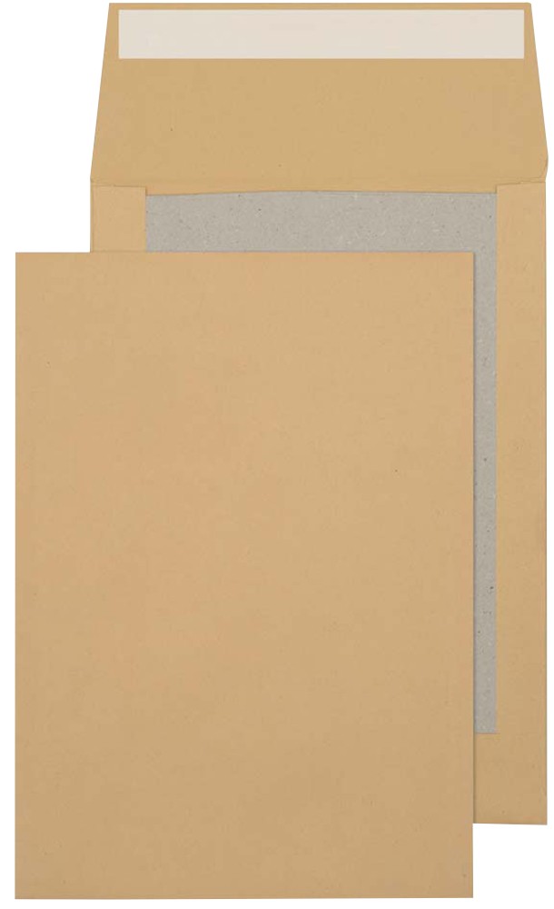 Vita Blake Manilla Gusset Board Back Envelope Peel And Seal C4 324X229x50mm 120 Gsm Pack Of 125
